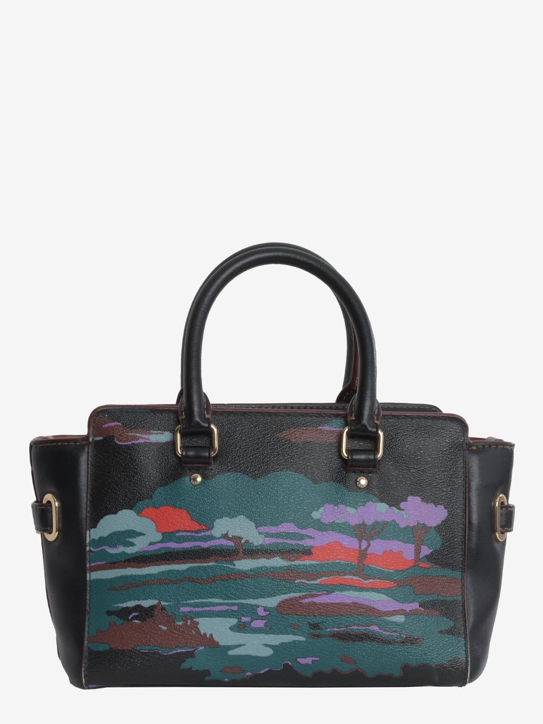Borsa A Mano In Fantasia Coach Con Tracolla