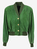 Trussardi Green Suede Jacket