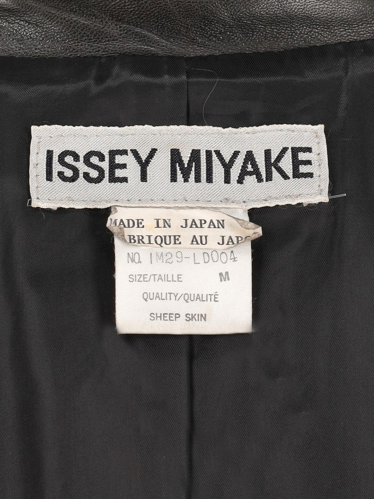 Issey Miyake Leather Coat WCV100437  Issey Miyake 