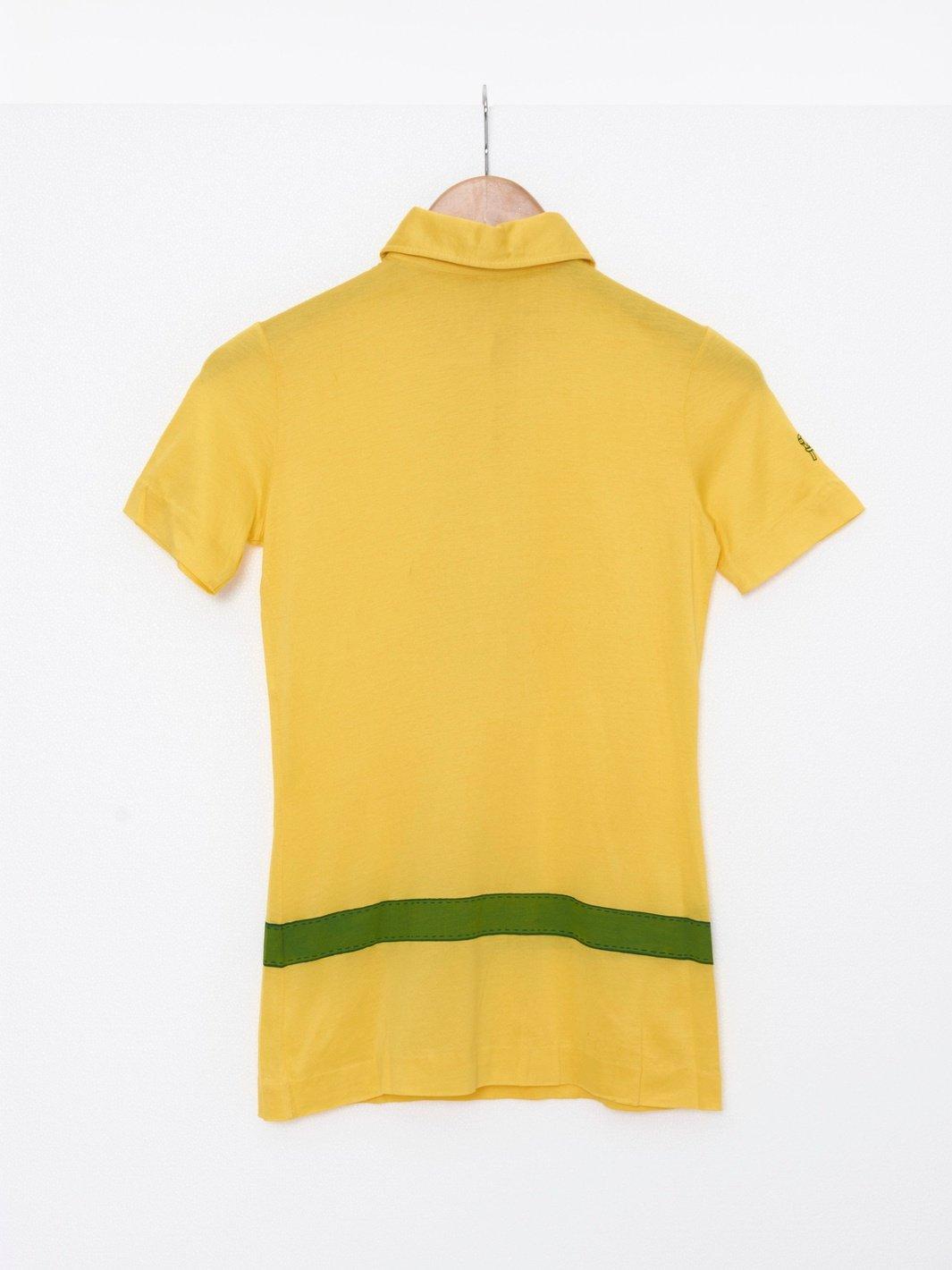 1970s Roberta Di Camerino polo shirt in yellow cotton W22051920  Roberta di Camerino 