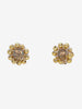 Vintage Gold Beaded Earrings