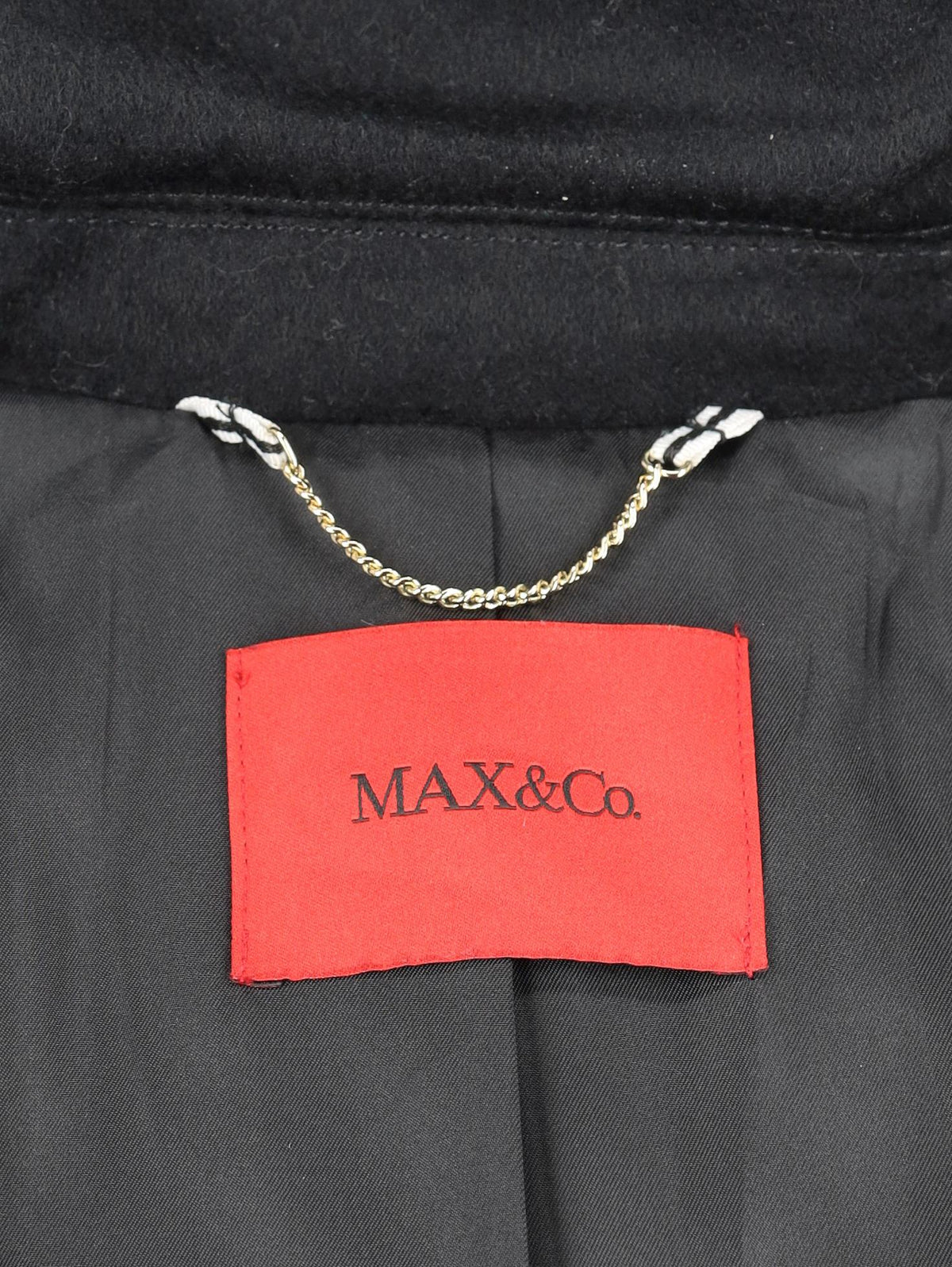 Max&Co Black Wool Coat WCV161224_80  Max & Co 