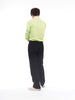 Y2K Brian Dales long sleeves cotton shirt in lime green U215-7/2  Loro Piana 