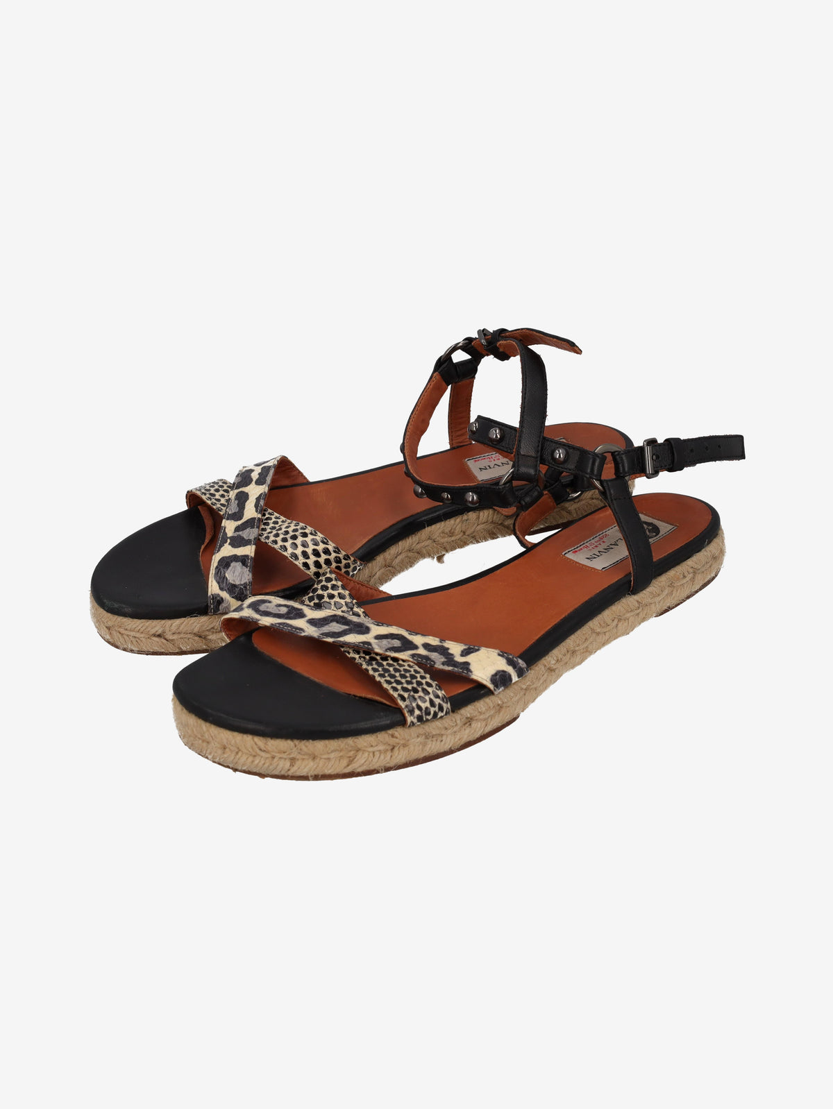 Lanvin Jute Sole Sandals CVM21.44.63  Lanvin 