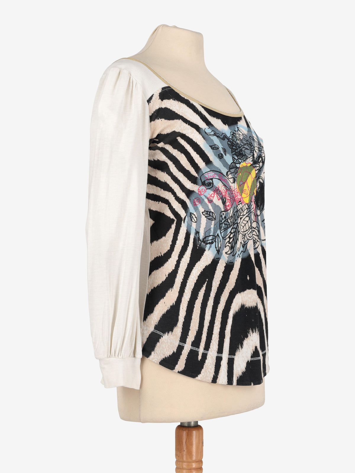 Just Cavalli Zebra Print Shirt W24121253.15  Just Cavalli 