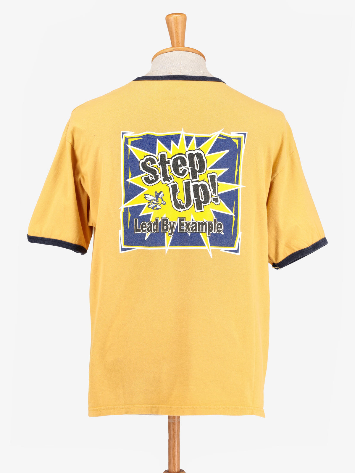 Vintage Yellow Printed T-shirt