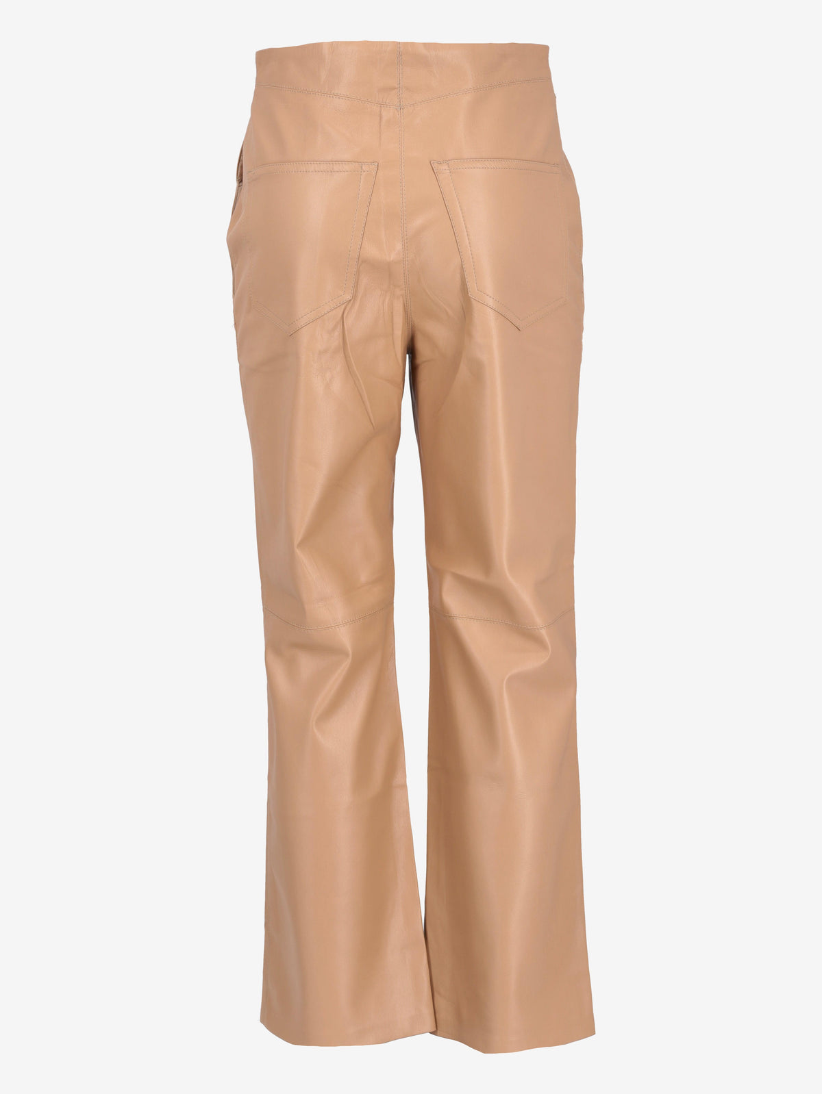 Vintage Faux Leather Straight-Leg Pants W7426.57  Nanushka 