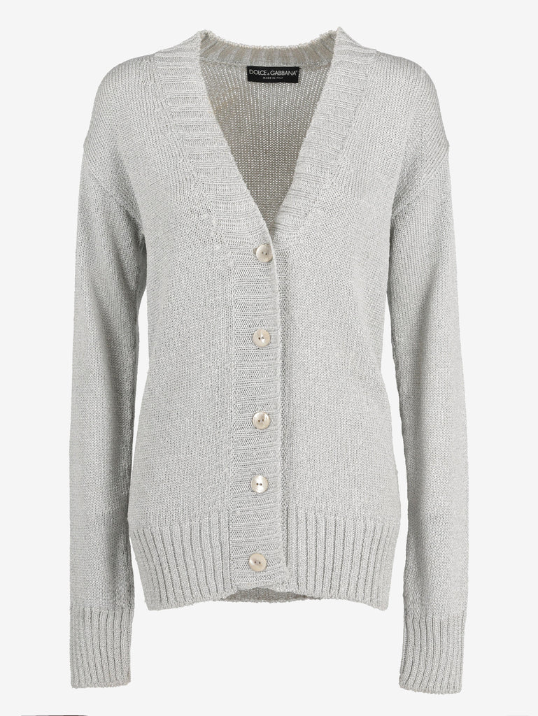Dolce&Gabbana Silver Cardigan WCV161224_94  Dolce & Gabbana 