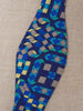 Geometric print silk bow tie, 1980 U57-1/39  Vintage 