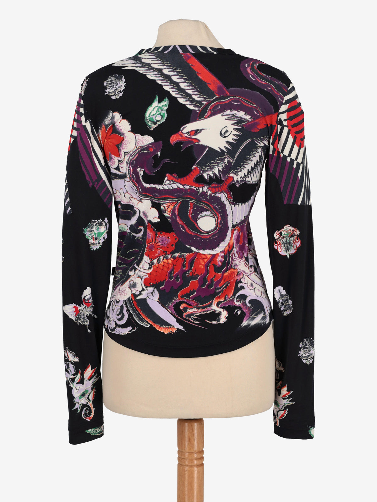 Just Cavalli Tattoo Print Shirt W24121253.11  Just Cavalli 