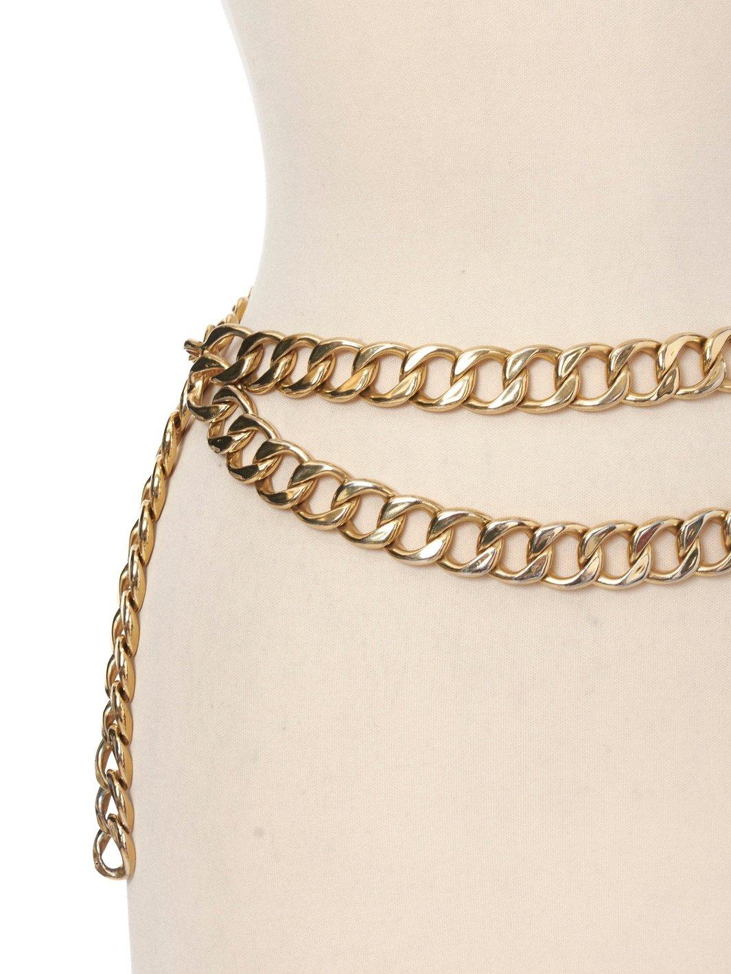 1980s Gianfranco Ferré gold chain belt W22062128  Gianfranco Ferré 