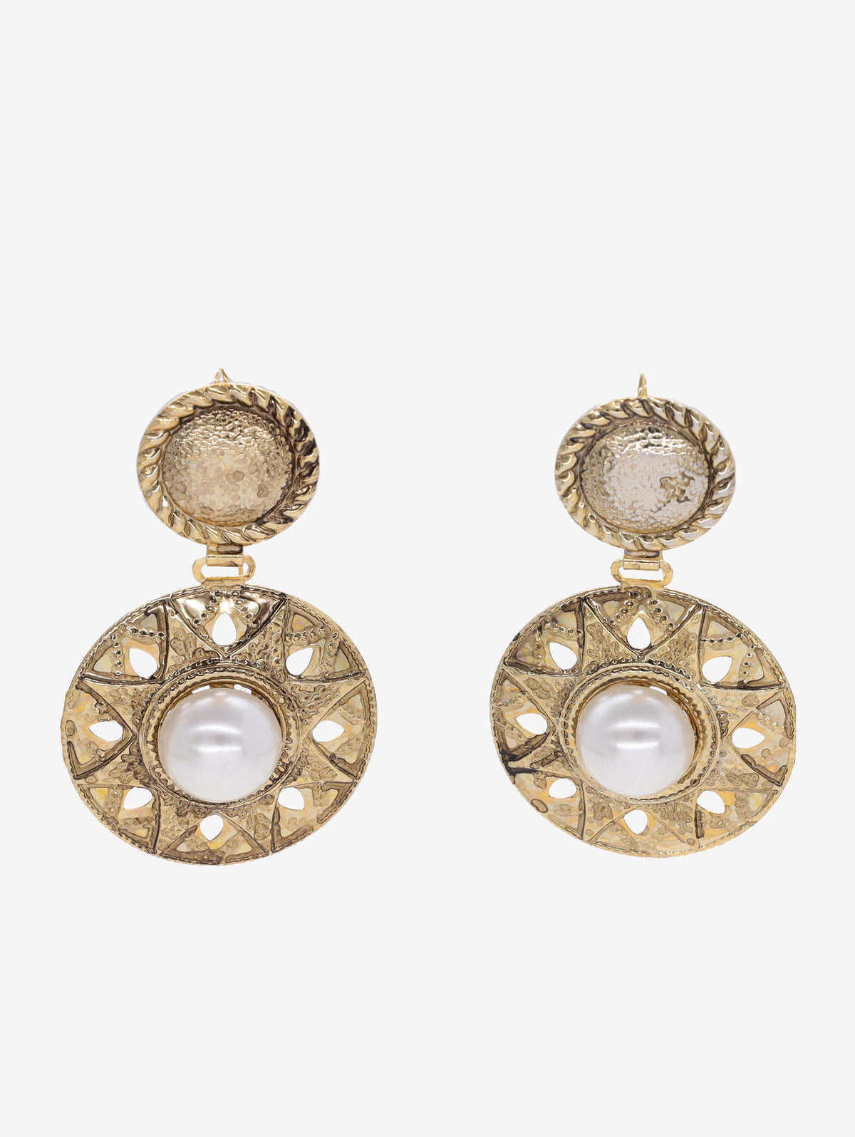 Correani Pearl Dangle Earrings