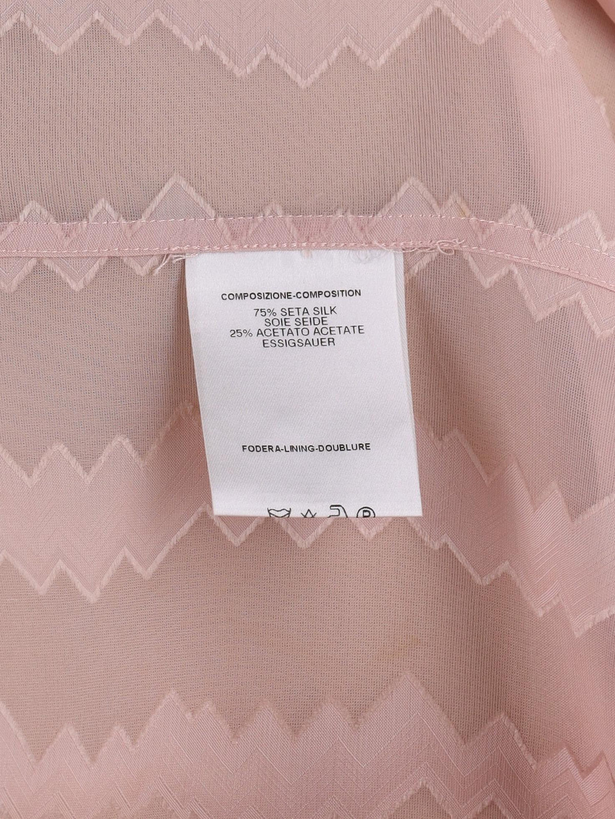Gucci Classic Silk Shirt with Zig-Zag Motif W7426.9  Gucci 