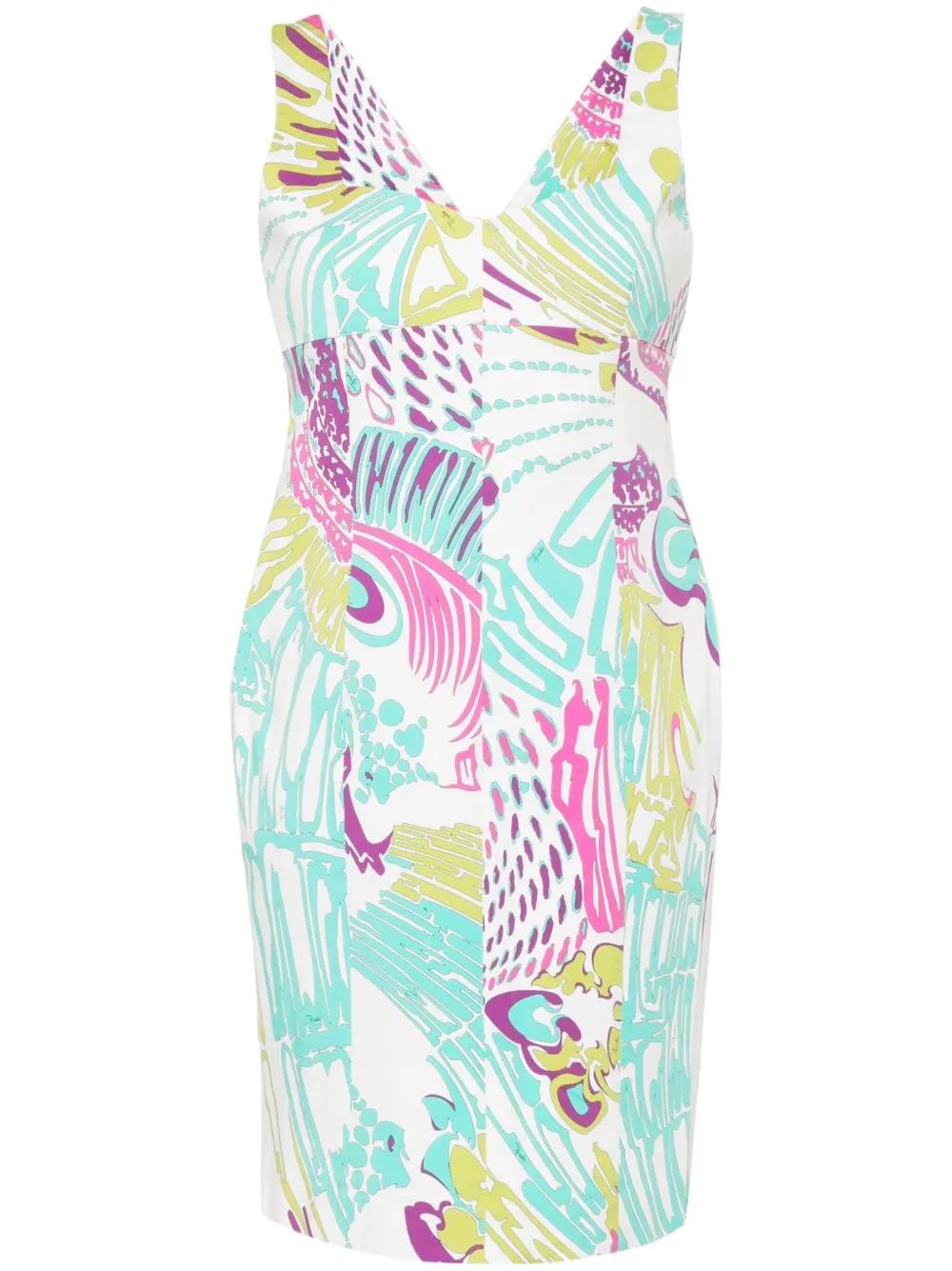 Pucci Abstract-Print Mini Dress WCV241016  Pucci 