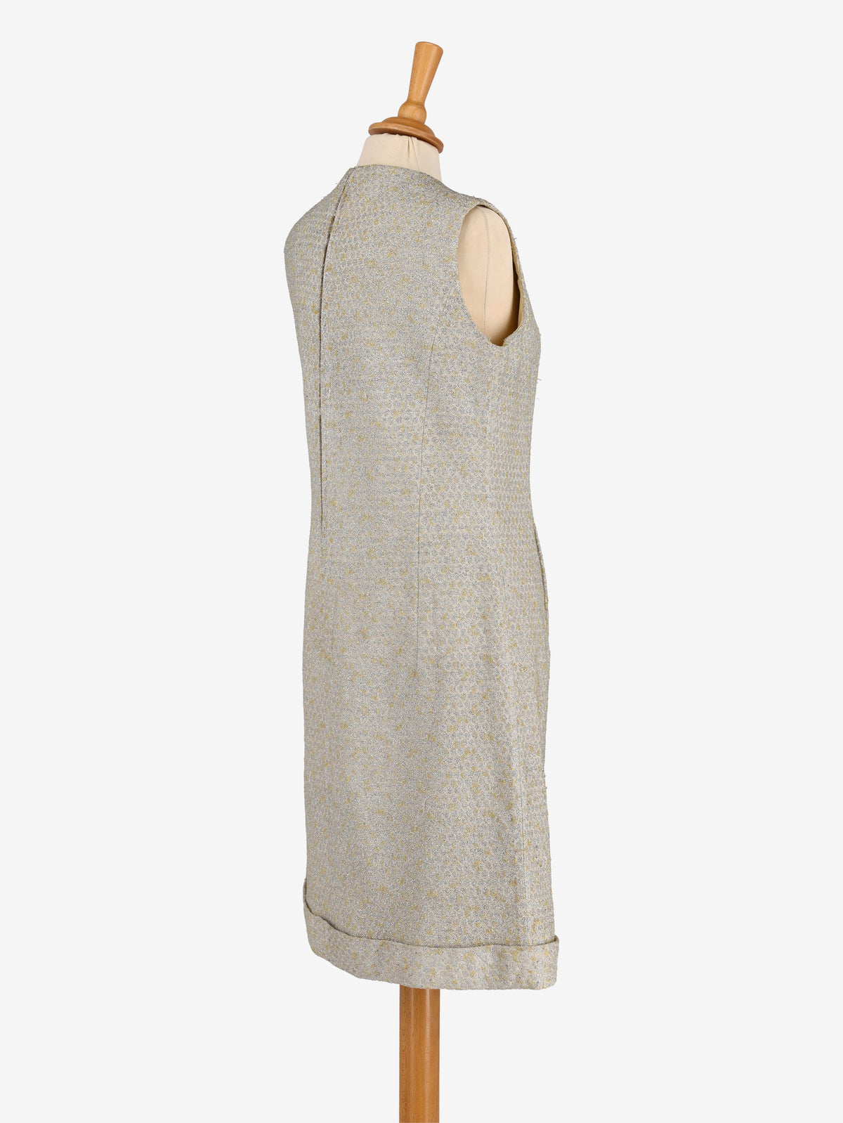 Silver Midi Buttoned Dress - 60s MRTHG.1  Harry halgo 