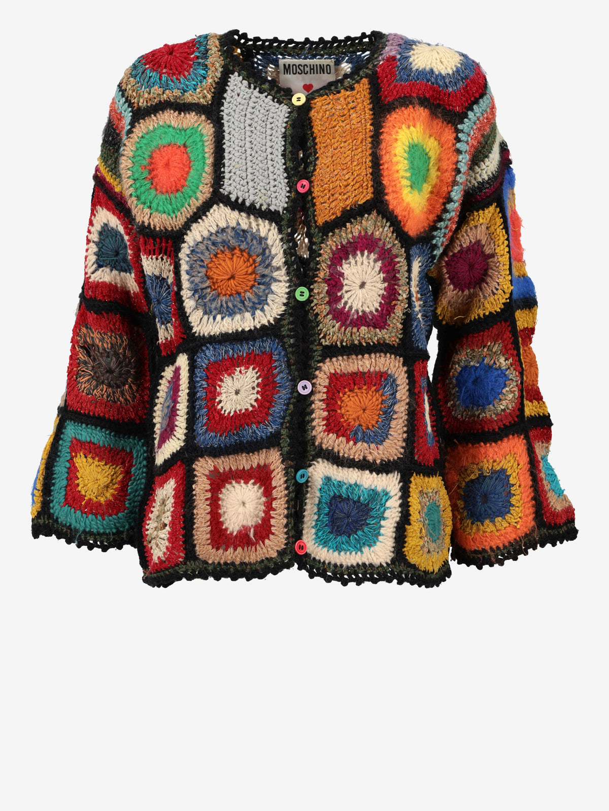 Moschino Multicoloured Crochet Cardigan W02122025.11  Moschino 