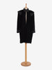 Vicky Tiel Black Velvet Coat