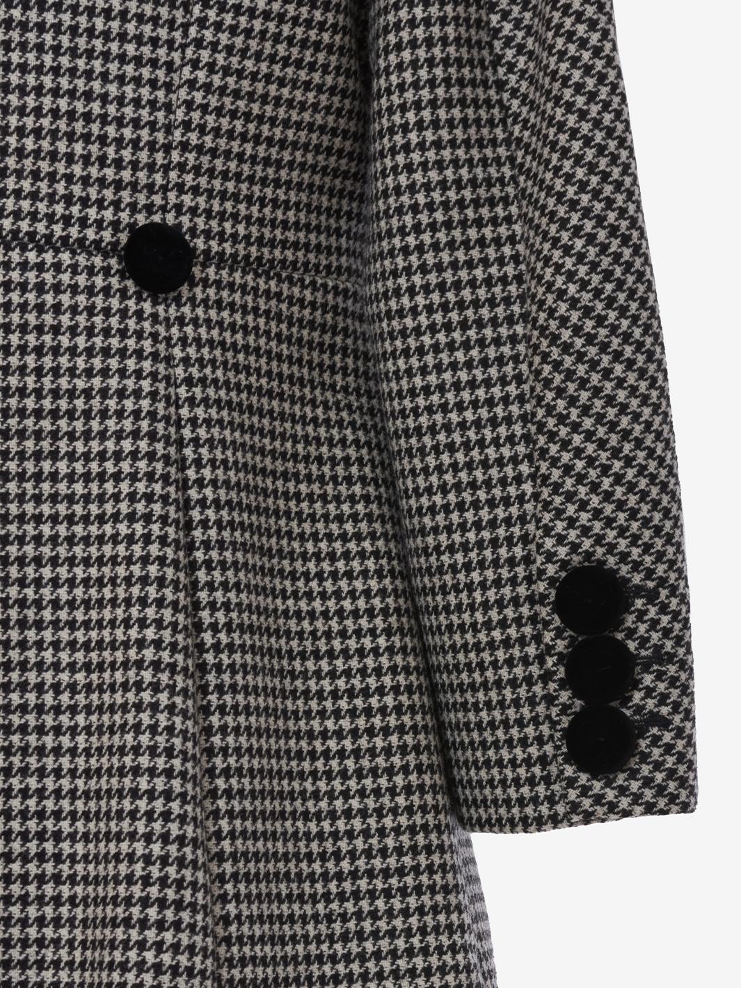 Moschino Houndstooth print jacket in wool