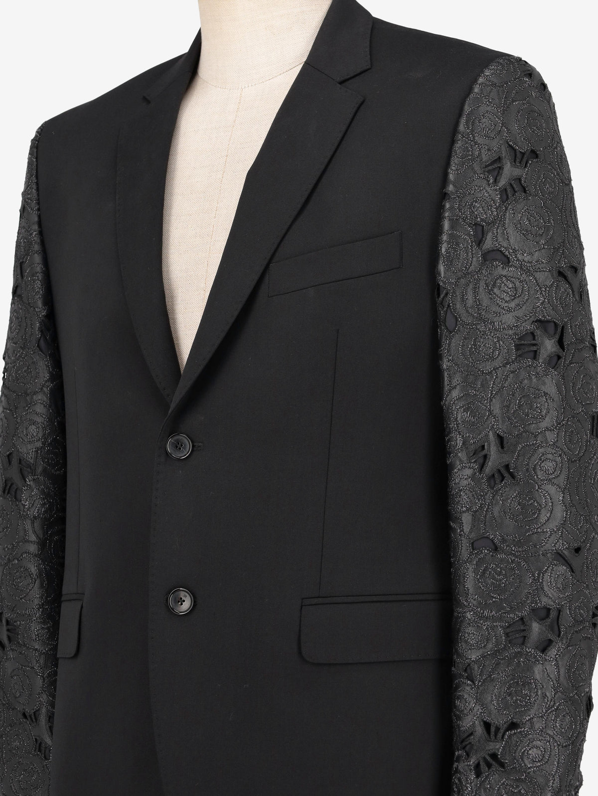 Richmond Leather Insert Blazer WCV250809.01  John Richmond 