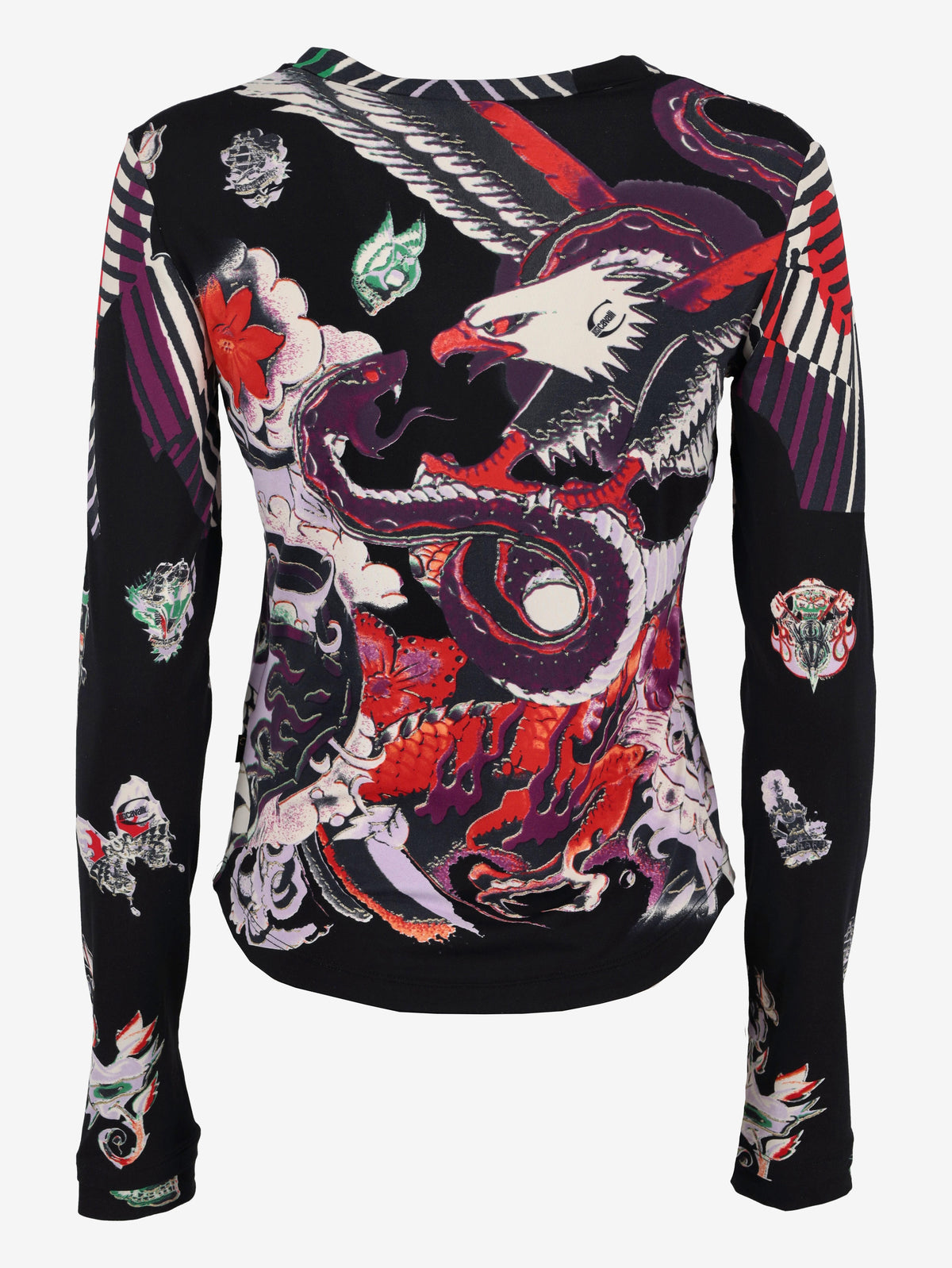 Just Cavalli Tattoo Print Shirt W24121253.11  Just Cavalli 