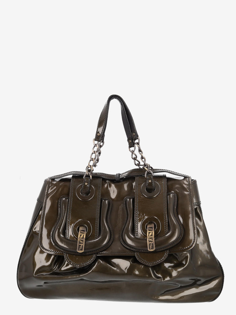 Fendi Patent Leather B Bag MR091024.3   