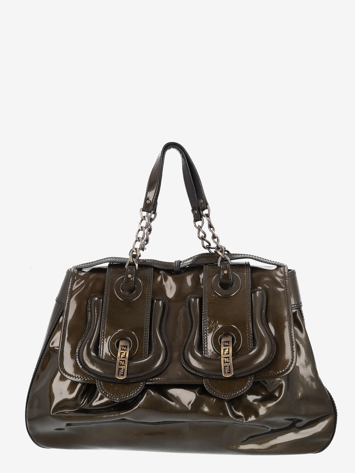 Fendi Patent Leather B Bag MR091024.3   
