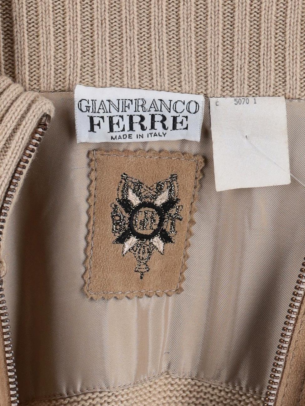 Gianfranco Ferré Suede and Wool Jacket W2511.32  Gianfranco Ferré 