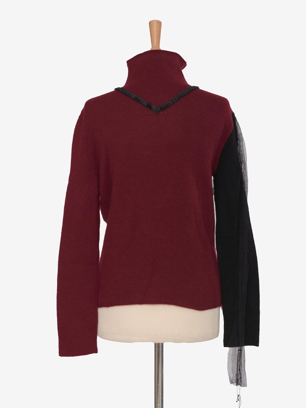 Krizia Cashmere sweater with panther print