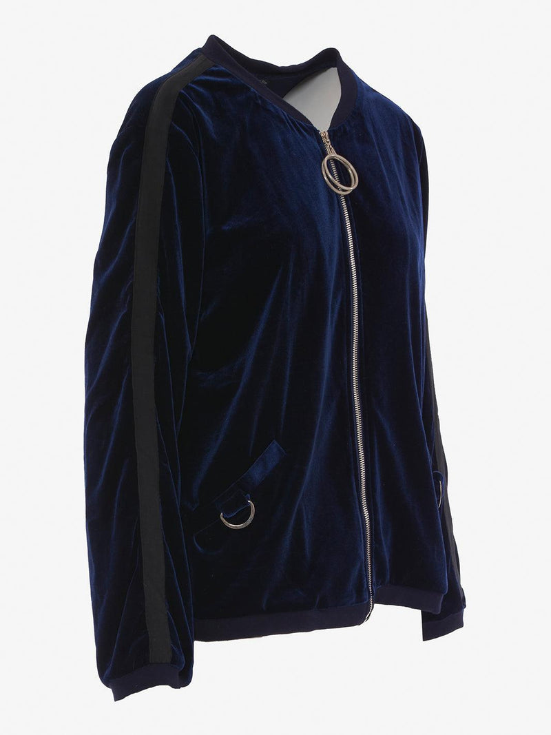 Missguided long-sleeved sweatshirt in blue chenille CVM22.81.26  Missguided 