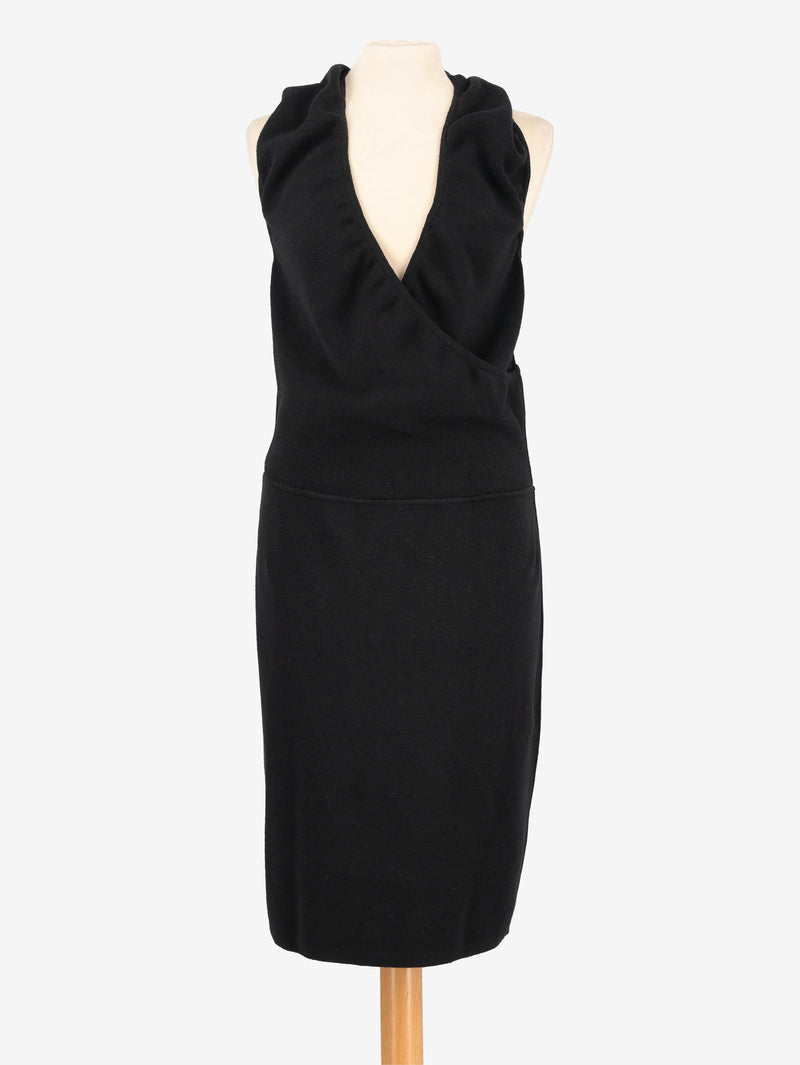 Alaïa Wool Hourglass Dress DM10043125  Alaïa 