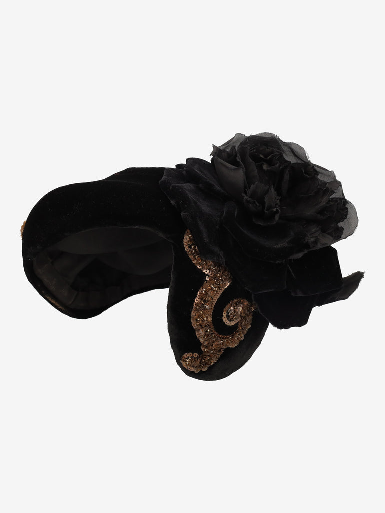 Vintage Sequin & Floral Fascinator Hat W27526.160  Vintage 