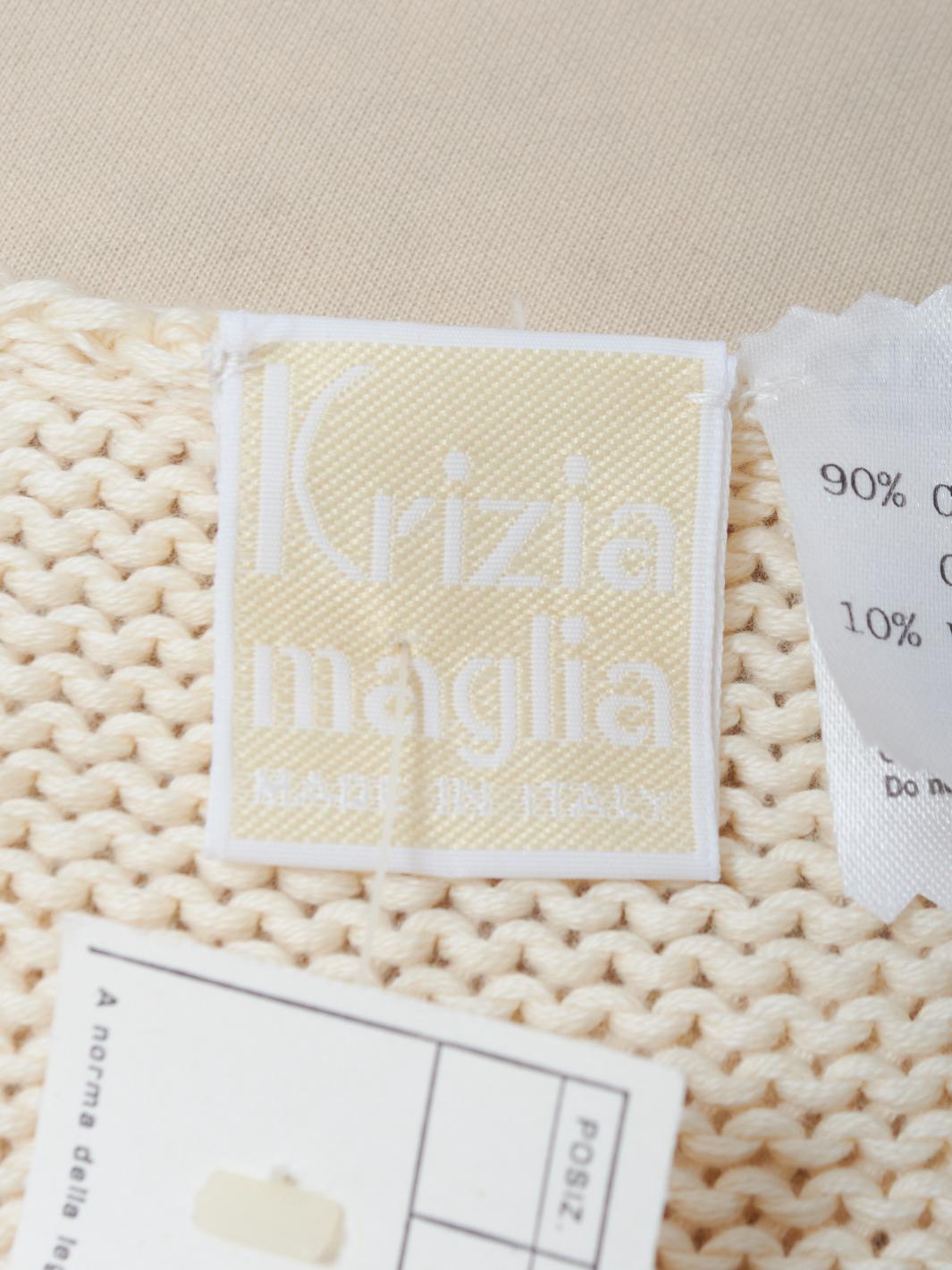 Maglia Krizia con ricamo aeroplano