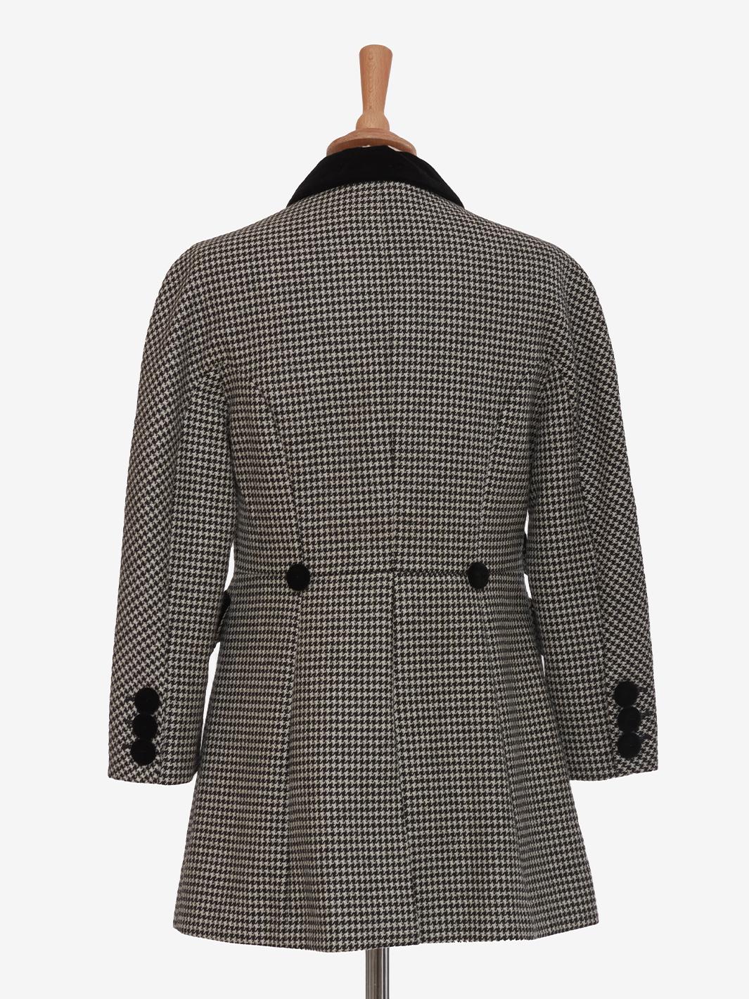 Moschino Houndstooth print jacket in wool