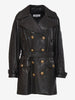 Max Mara 黑色皮夹克