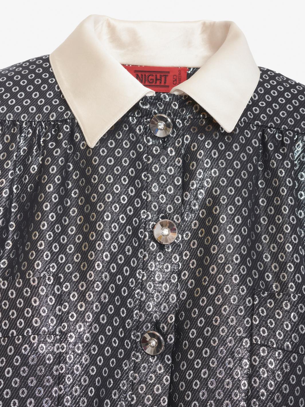 Valentino Line 'Night' 真丝衬衫
