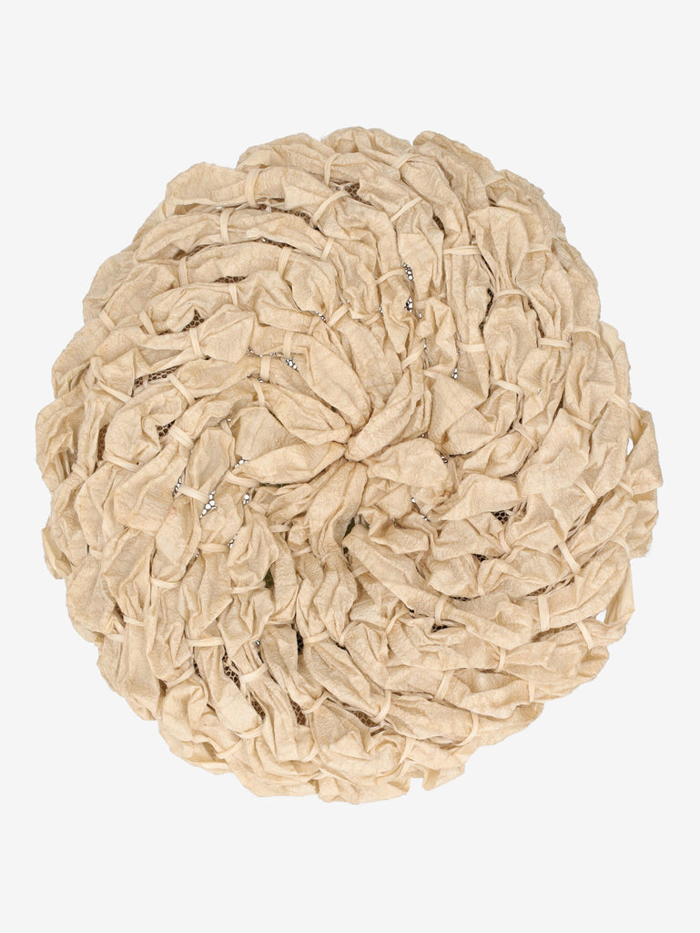 Vintage Floral-Effect Plastic Beret W27526.145  Vintage 