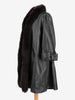 Vintage Leather Trench Coat W24121245  Vintage 