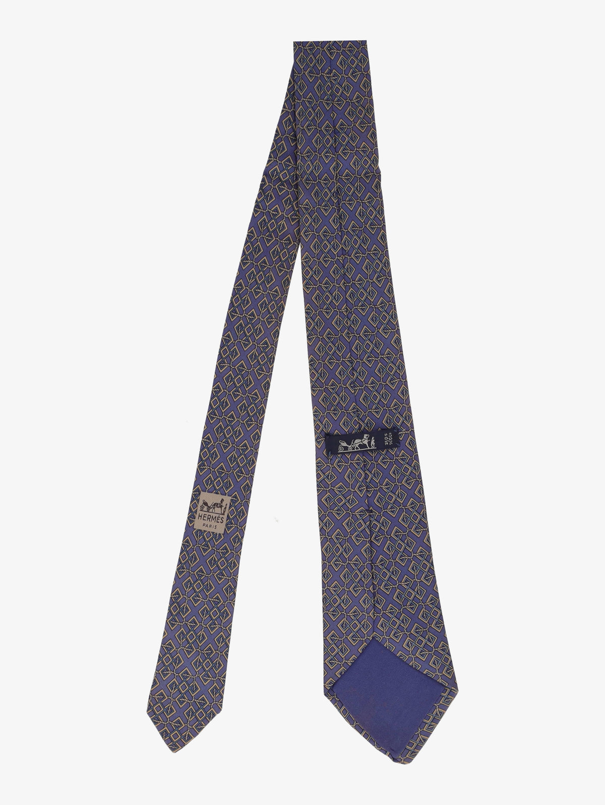 Hermès Patterned Tie 161225.42  Hermes 