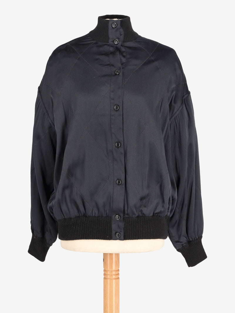 Mondrian Black Quilted Jacket W2511.118.05  Vintage 