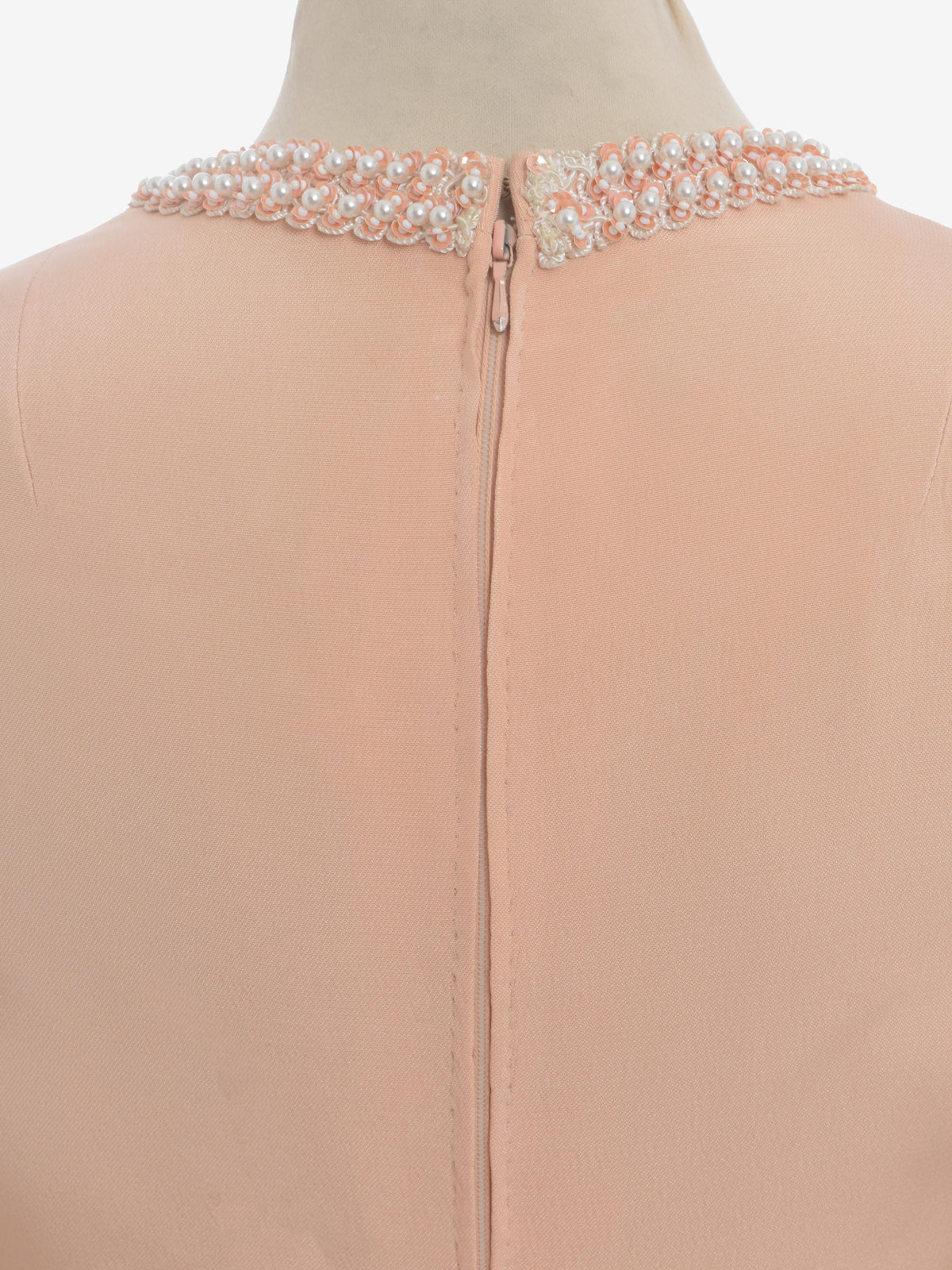 Vintage Midi Dress With Pearls