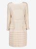 Valentino White Wool Midi Dress MR260725.36  Valentino Boutique 