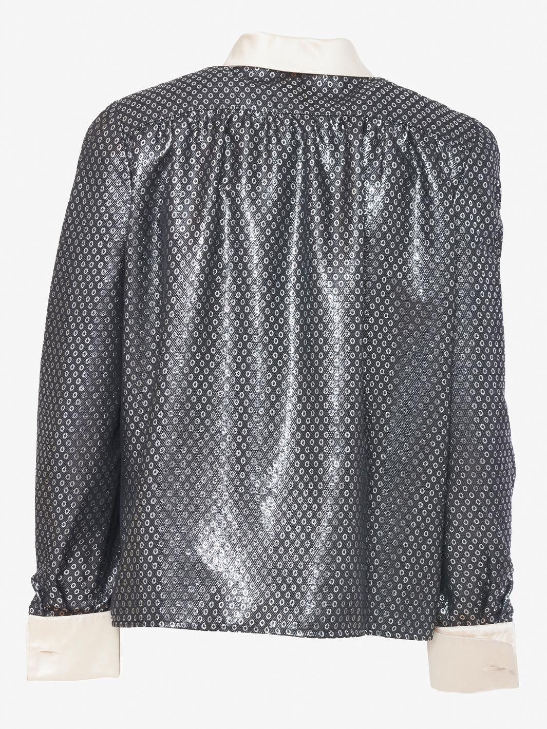 Valentino Line 'Night' 真丝衬衫