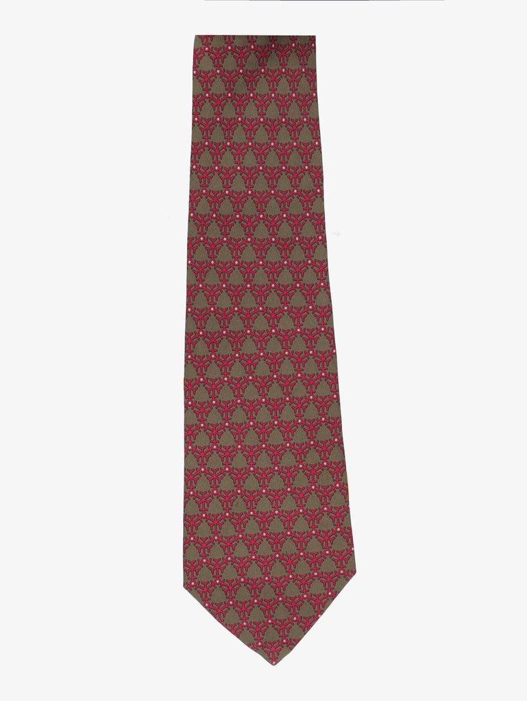 Hermès Patterned Tie 161225.25  Hermes 