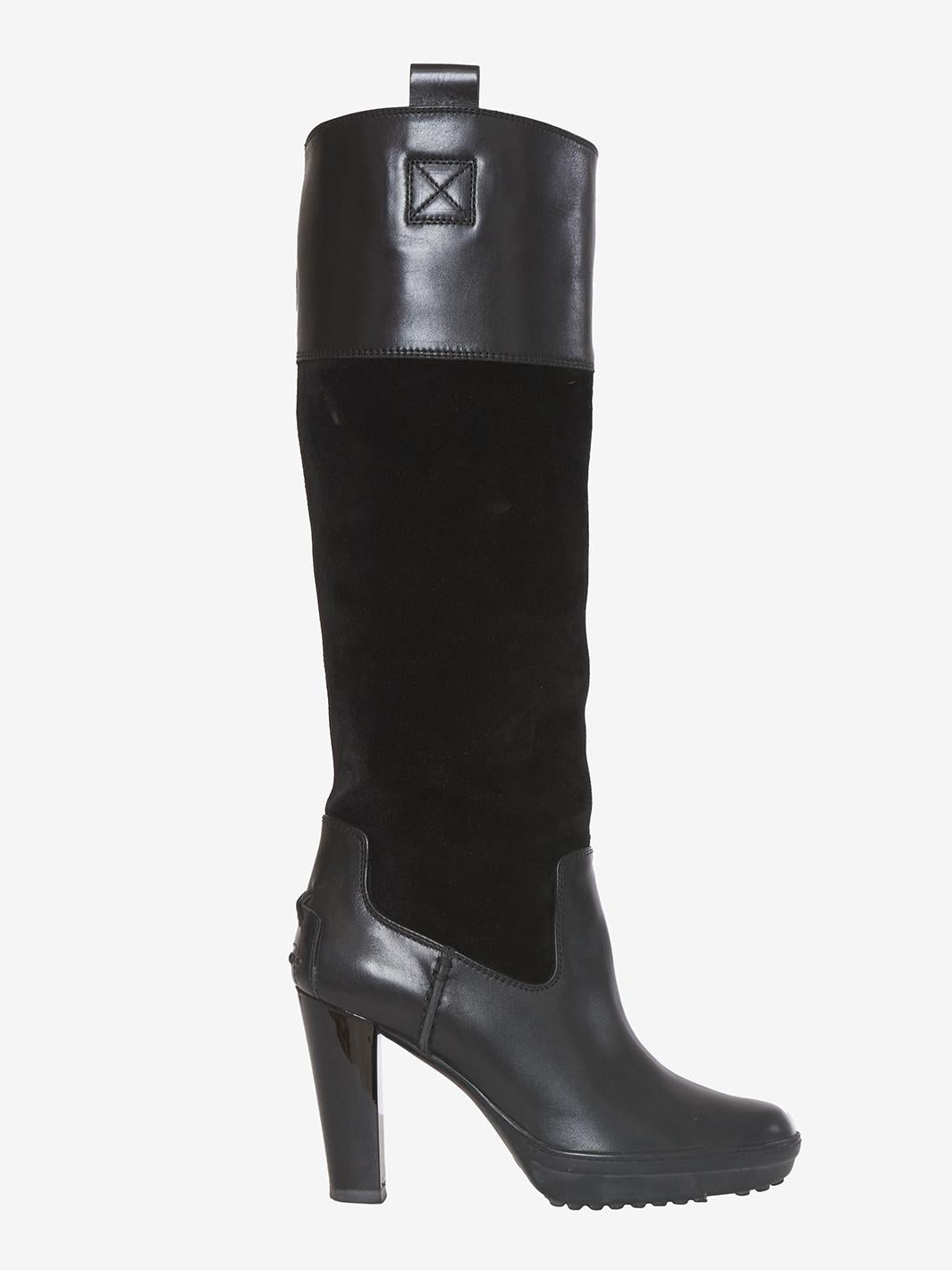 Tod's Black Leather Boot WCV221104137  Tod's 