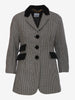 Moschino Houndstooth print jacket in wool