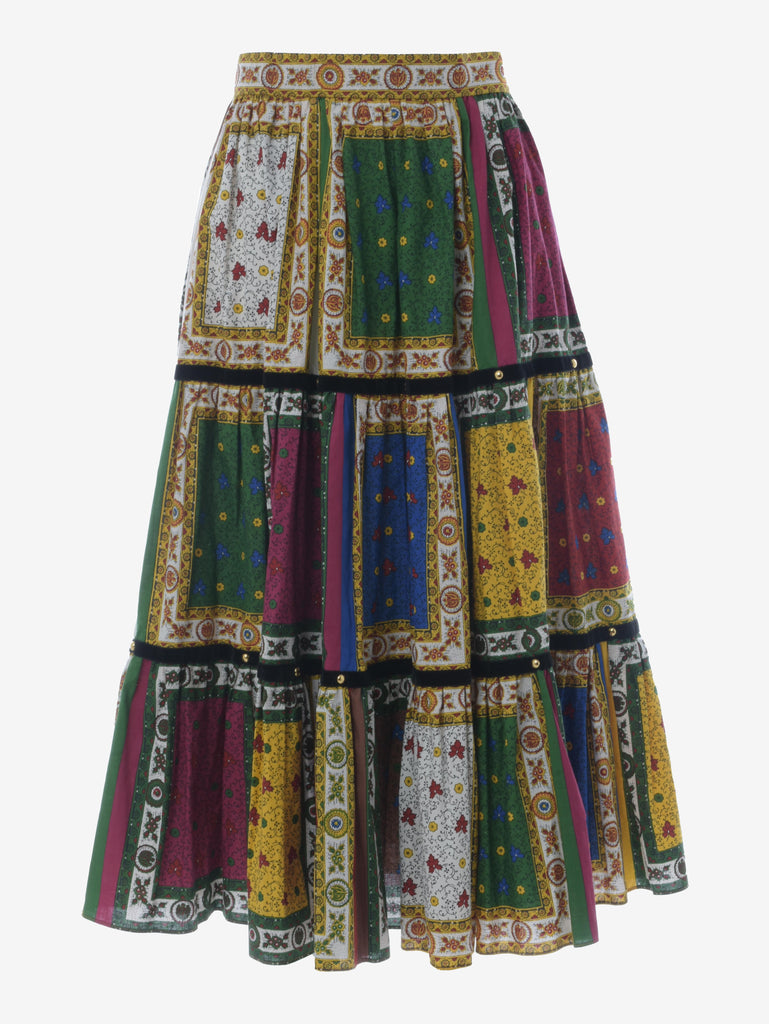 Souleiado Vintage Provencal Skirt WCV241010259  Souleiado 