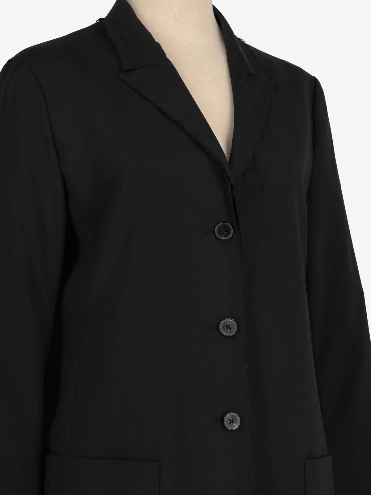 Jil Sander Black Wool Coat W271125.4  Jil Sander 