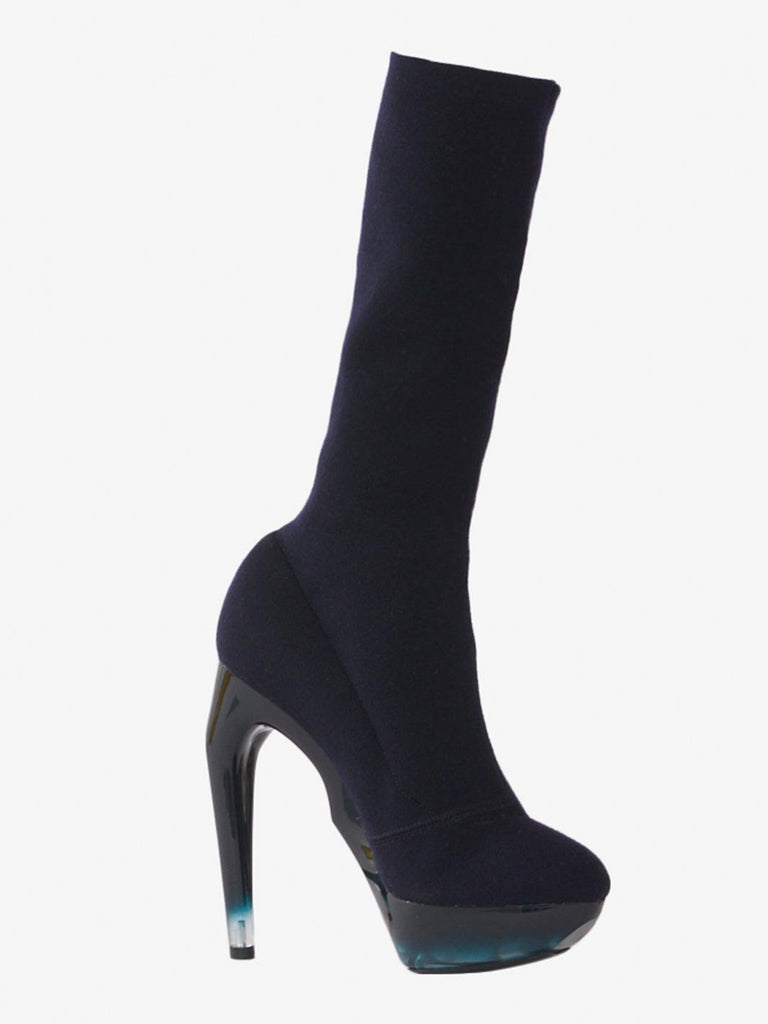 Jil Sander boot with black sock stretch fabric upper W300822.3  Jil Sander 