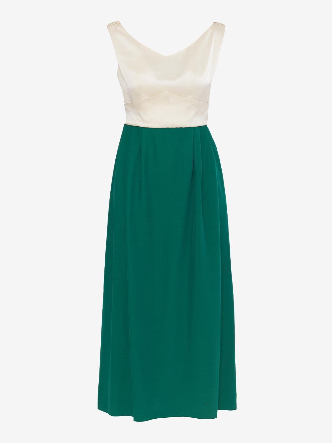 Vintage silk tailored dress MR010823.1  Vintage 
