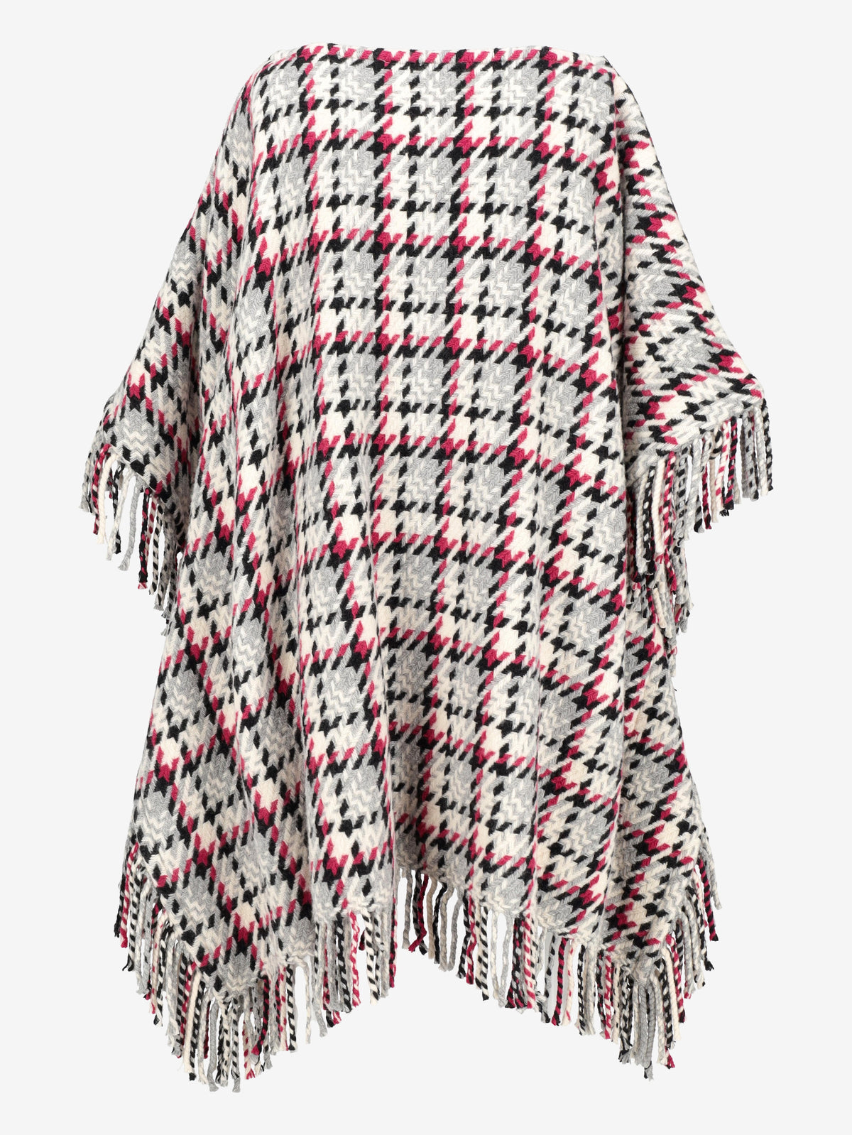 Ermanno Scervino Poncho Dress with Tartan Pattern CVM26.6.34  Ermanno Scervino 